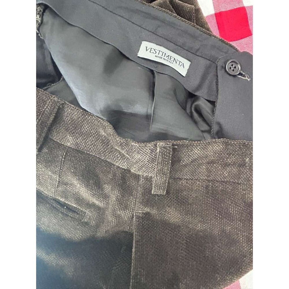 Vestimenta SPA Straight Pants Women’s XL Brown Chocolate Trousers Slacks - Picture 7 of 7
